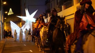 Els Tres Reis arriben a Cassà amb novetats a la cavalcada 