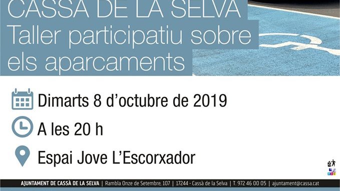 Dimarts que ve toca parlar d'aparcaments a Cassà