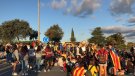 Els talls a la carretera col·lapsen el centre de Cassà
