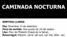 Caminada nocturna de la Colla Excursionista Cassanenca