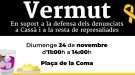 Diumenge al migdia, vermut solidari en defensa de la República 
