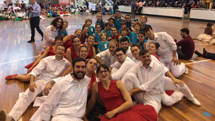 Les colles gran i alevina trimfaren a Girona.