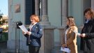 Lectura del manifest contra la violència envers les dones