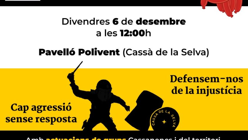 Demà, "Botifarra a la Constitució" al polivalent