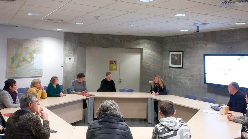 La reunió d'avui, de presentació de la digitalització