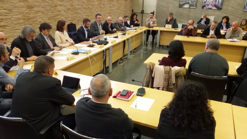 Una imatge del consell d'alcaldes