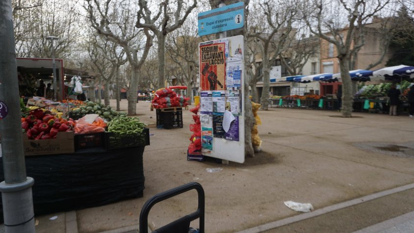El mercat de fruita i aliments es mantindrà dissabtes i dimecres
