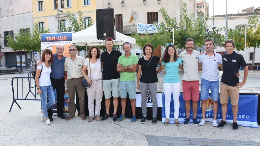 La presentació de l’Escola Ciclista a Cassà.