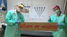 Un grup de voluntaris amb impressores 3D fabrica 500 pantalles sanitàries cada dia