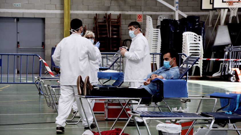 Donació de sang al polivalent de Cassà