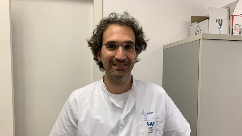 El Dr. Josep Figa , director mèdic de l'ABS de Cassà