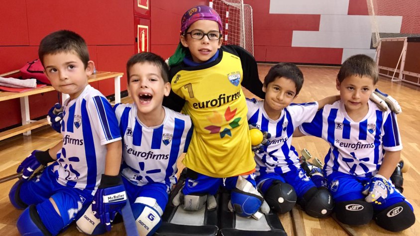 L'equip d'inicació va jugar el diumenge al matí a Blanes