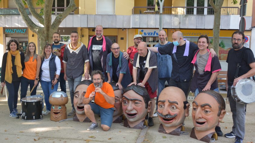 El Corks, després del cercavila d'aquest matí