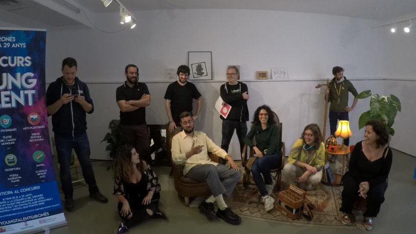 Imatges del Young Talent d'enguany, fet telemàticament