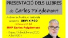 Dijous que ve, presentació dels libres de Carles Puigdemont