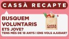 Càritas Cassà organitza un recapte per a les persones necessitades del poible