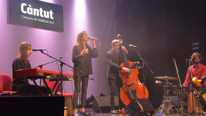 Un moment del concert d'aquest vespre