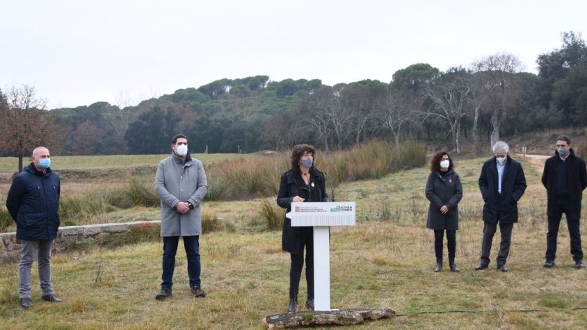 La consellera Teresa Jordà presenta l’Agenda forestal 2020-2025 a Can Vilallonga
