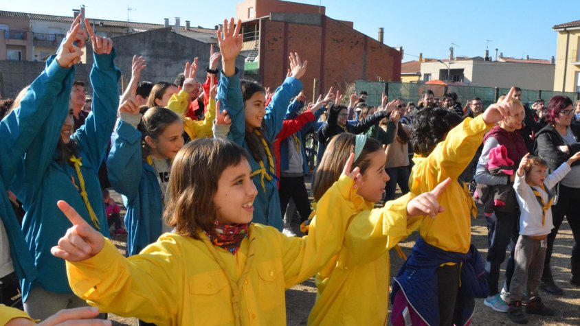 Una activitat de la Claca, mesos abans del confinament