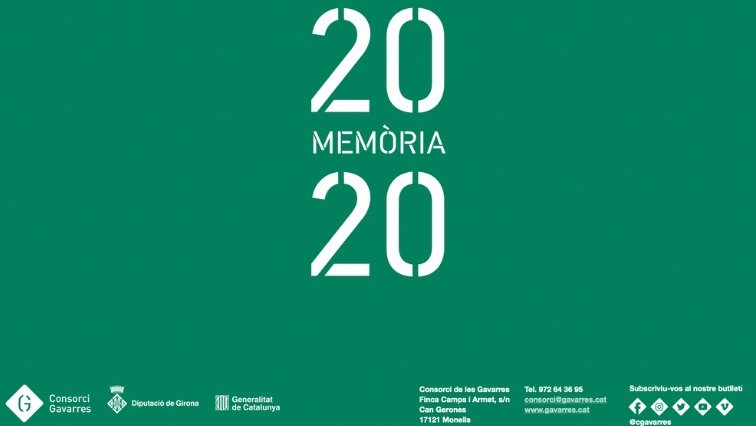 El Consorci de les Gavarres publica la memòria de 2020