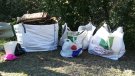 Recullen més de dos-cents quilos de brossa de la riera de Can Carbó