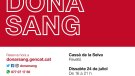 El 24 de juliol, donacio de sang a Cassà