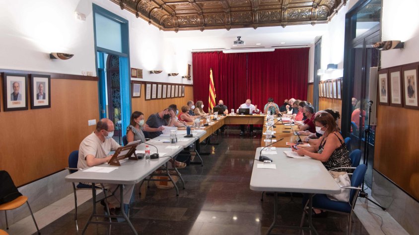 El ple de juny va tornar a la sala de plens; el del juliol tornarà a ser telemàtic