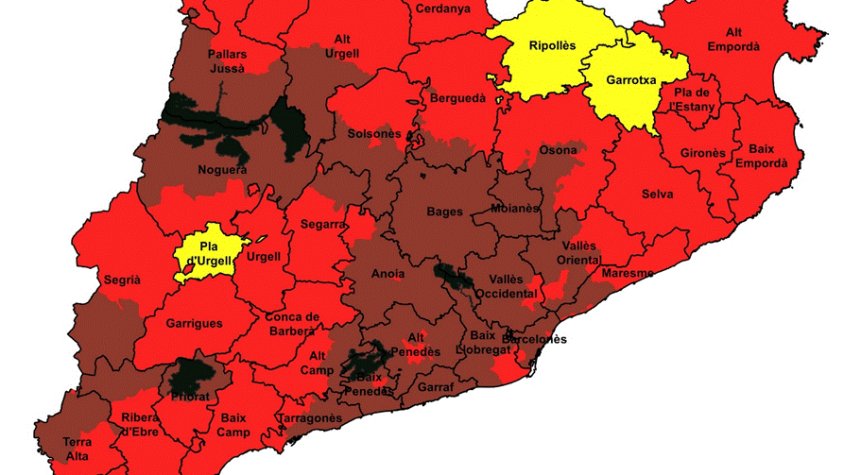 Mapa del Pla Alfa per avui