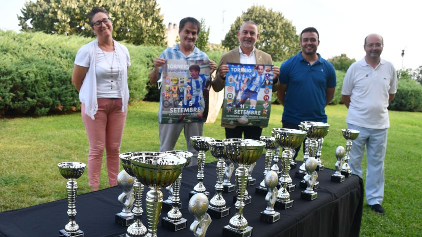 Presentació del torneig avui al pati de Can Nadal