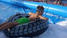 Festa de cloenda de la temporada d'estiu a la piscina