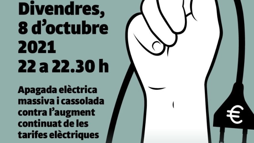 L'Ajuntament s'adhereix a l'apagada contra el preu de la llum