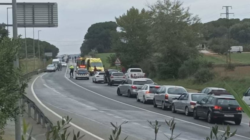 El lloc de l'accident d'aquest migdia