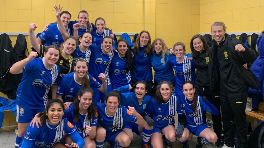 L'equip femení sènior de la UD Cassà va derrotar l'Olot