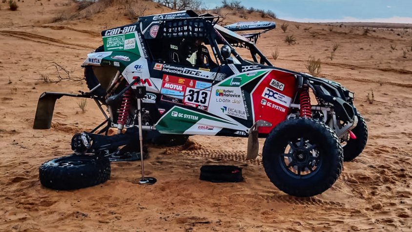 El buggy de Saleh/Vidal va dir prou a la segona etapa