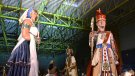 Les rèpliques dels gegants de Cassà  estrenen vestits i joies en una gran festa