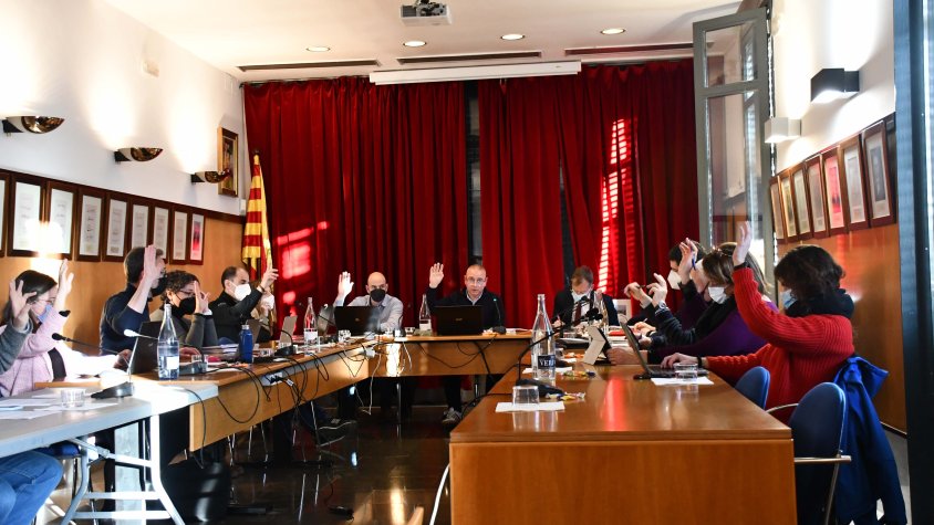 La majoria dels punts de l'ordre del dia s'han aprovat per unanimitat