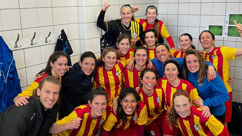 El sènior femení va guanyar a fora
