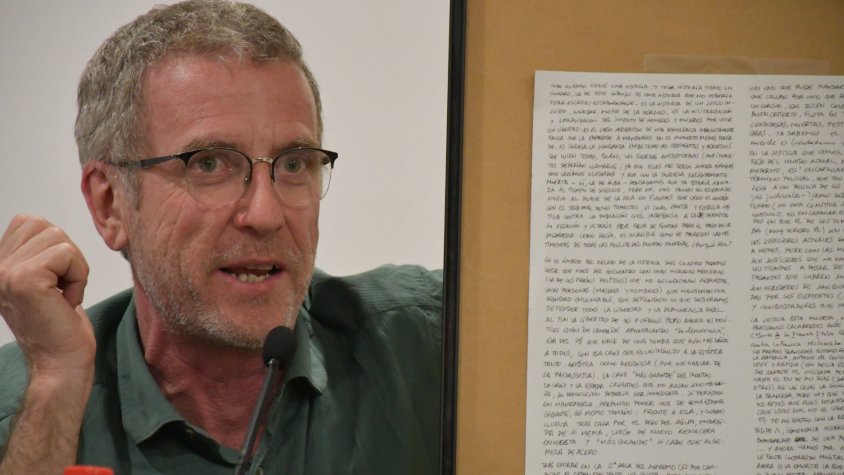 Jordi Panyella, durant la seva intervenció