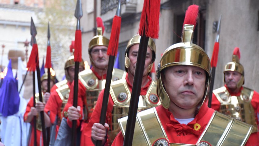 Algunes imatges de la "processó" d'ahir al vespre