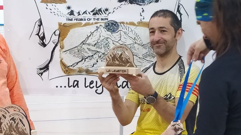 Francesc Martin, en acabar la cursa