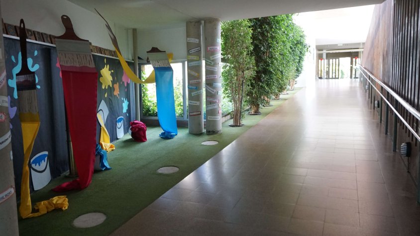 L'Institut de Cassà on han tingut loc els fets