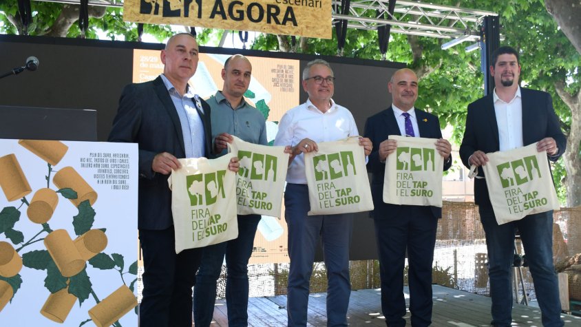 Les autoritats que han inaugurat la Fira