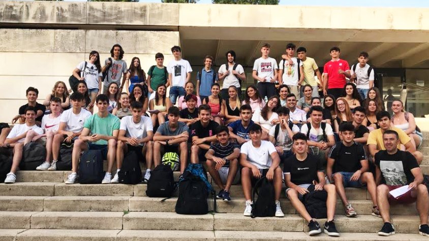 Els alumnes de l'institut de Cassà que han fet els exàmens d'accés a la universitat