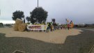 Manifestació contra el judici als polítics catalans