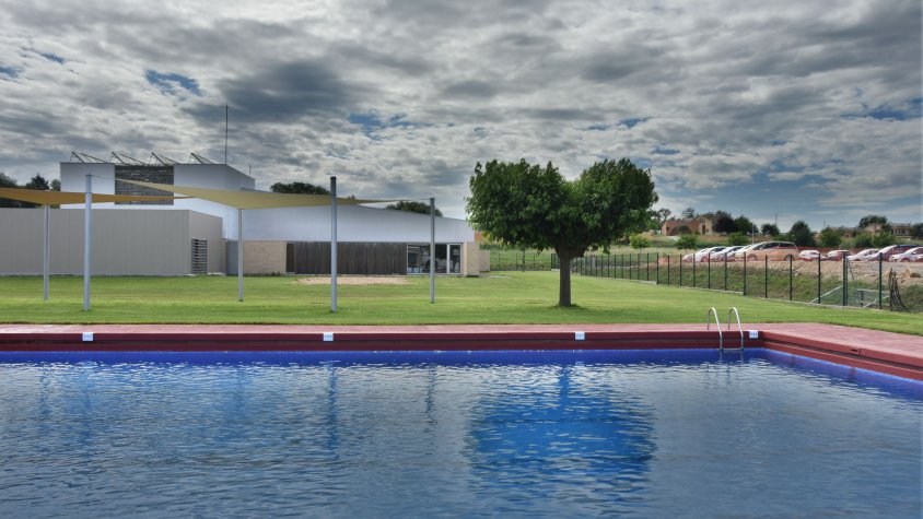 Una imatge de la piscina d’estiu.
