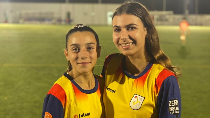 Les jugadores cassanenques, amb la selecció gironina