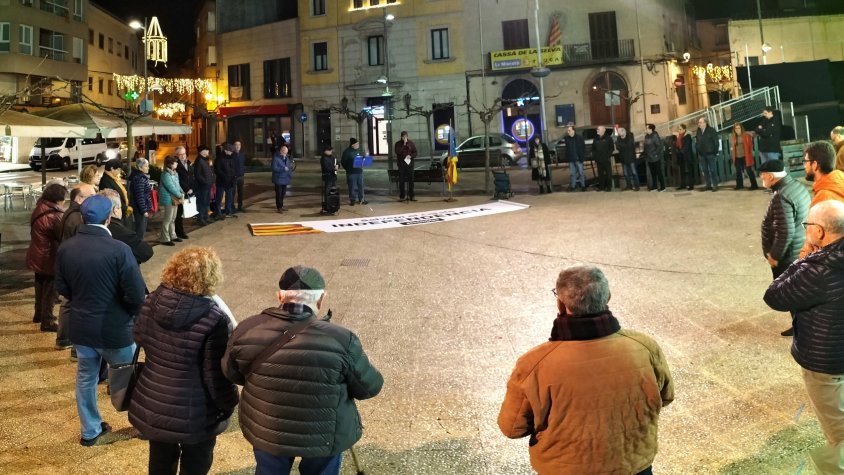 Una imatge de l'acte d'aquest vespre