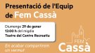 Fem Cassà presentarà el diumenge 29 l'equip per les eleccions municipals