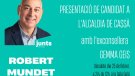 Dissabte que ve, presentació del candidat de Junts per Cassà