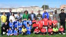 Aquest migdia s'ha inaugurat  el nou camp de gespa artificial per a futbol-7